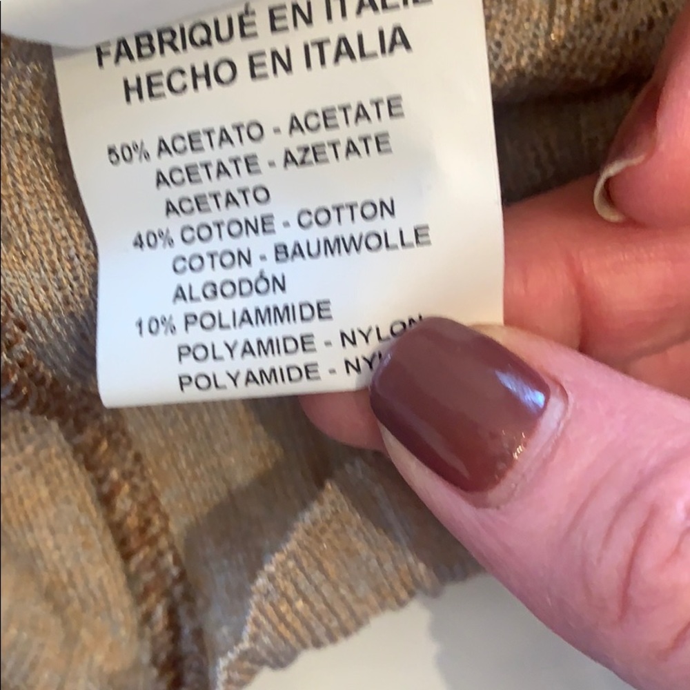 Missoni tan knit short sleeved striped top - Picture 15 of 16